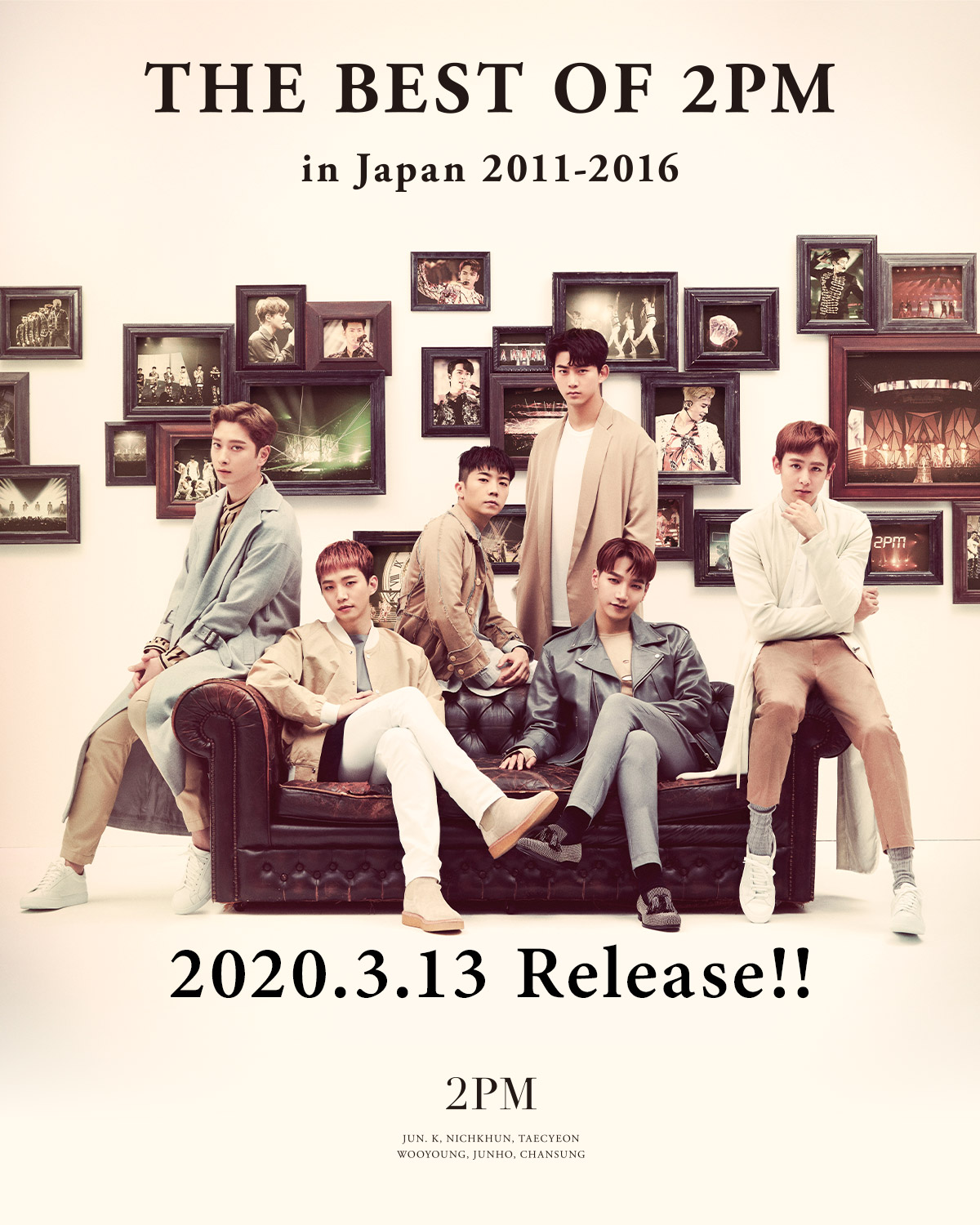 2PM『THE BEST OF 2PM in Japan 2011-2016』2020.3.13 Release!!